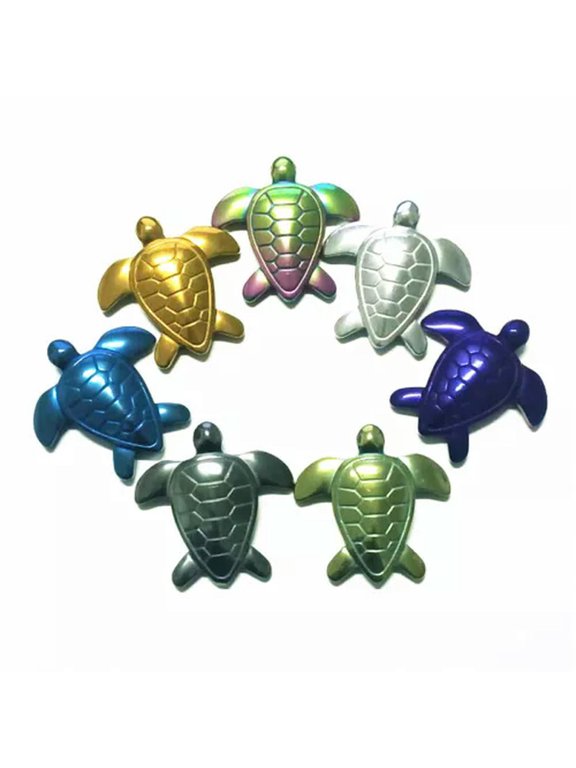 10pcs Mixed Hematite Carved Sea Turtle Pendant Bead 43x43x7mm Delicate Jewelry Making
