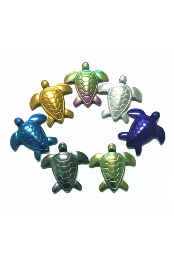 10pcs Mixed Hematite Carved Sea Turtle Pendant Bead 43x43x7mm Delicate Jewelry Making
