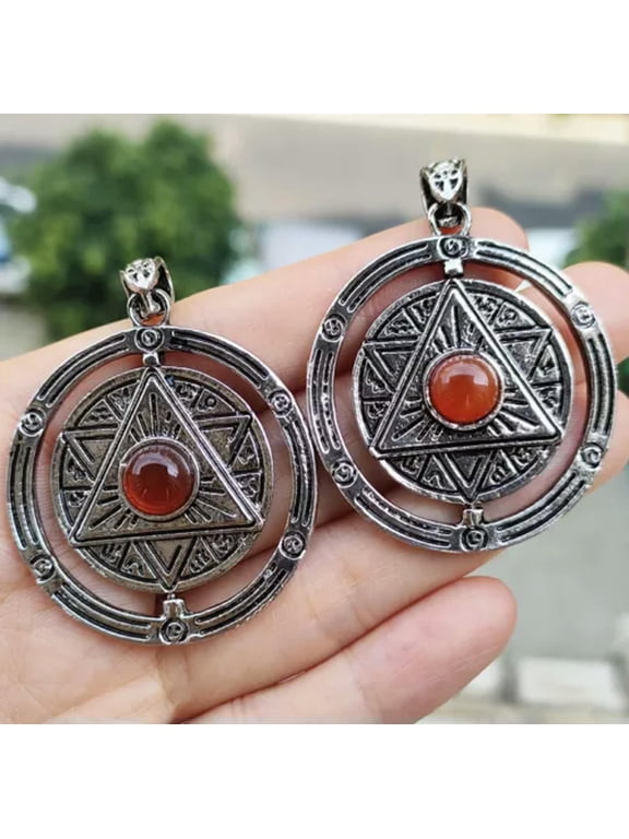10pcs Red Agate Gems Pendants Pair Magic Reiki Healing Amulet