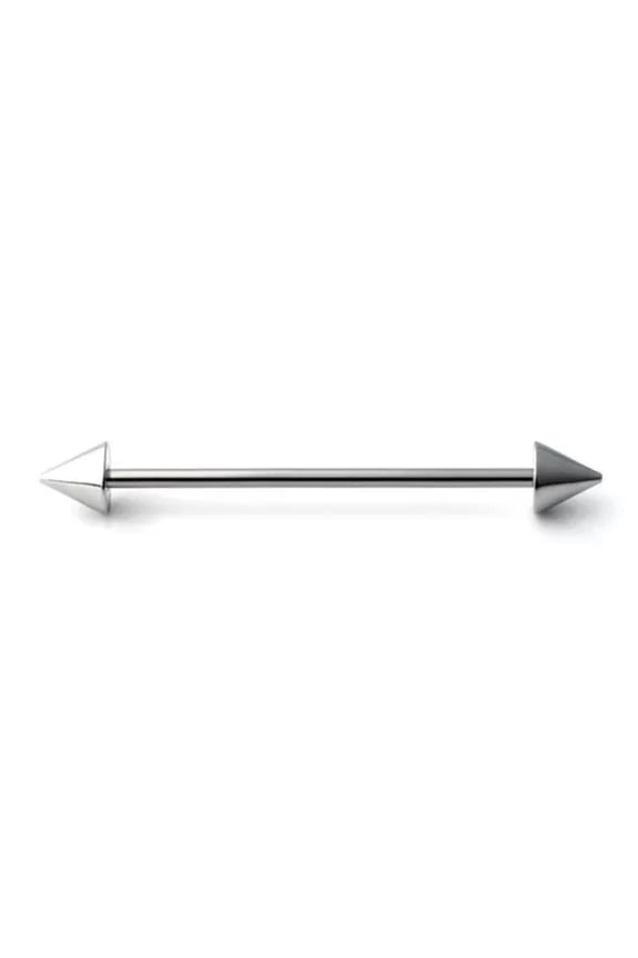 10pcs/lot Industrial Scaffold Barbell Ear Cartilage Piercing Bar Surgical Steel-Cone End