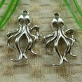 thumbnail image 1 of K-KED 117 Pcs Tibetan Silver Octopus Charms Pendant 32X17MM S3948 DIY Delicate Jewelry Making, 1 of 2
