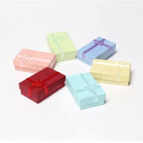 K-KED 12pcs Gift Box Delicate Jewelry Boxes Packaging Bulk Necklace Boxes Small Business