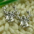 thumbnail image 1 of K-KED 135 Pcs Tibetan Silver Deer Charms Pendant 25X22MM S3295 DIY Delicate Jewelry Making, 1 of 4