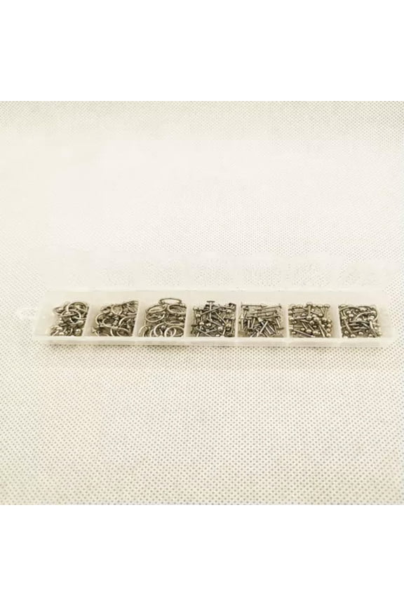 140pcs/box Barbell Labert Stud Ear Nose Lip Eyebow Body Piercing Stainless Steel-16G 10mm