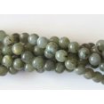 thumbnail image 1 of K-KED 15" 10mm Round Natural Gemstone Beads - Grey Labradorite, 1 of 4