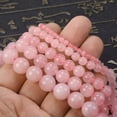 thumbnail image 1 of K-KED 15" Strand Natural Rose Quartz Crystal Stone Gemstone Beads Lot 4/6/8/10/12mm-8 mm, 1 of 5