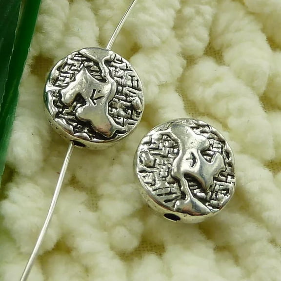 K-KED 150 Pcs Tibetan SilverSpacer Beads 11MM S2649 DIY Delicate Jewelry Making