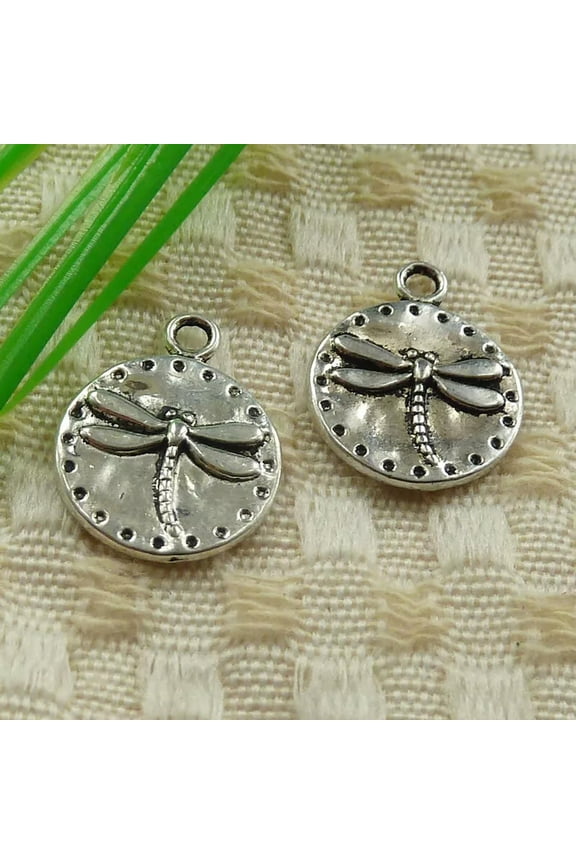 165 Pcs Tibetan Silver dragonfly Charms Pendant 19X15MM S4623 DIY Delicate Jewelry Making