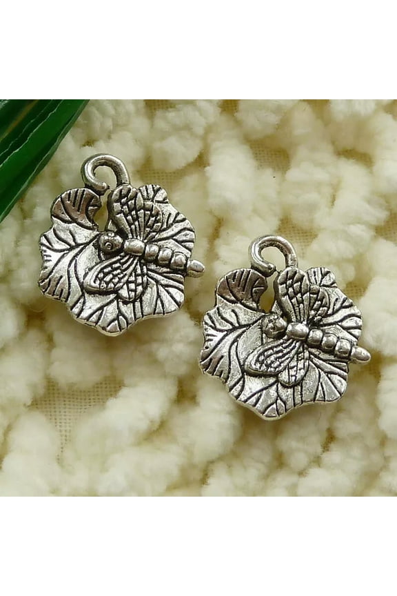 180 Pcs Tibetan Silver Dragonfly Charms Pendant 18X16MM S2613 DIY Delicate Jewelry Making