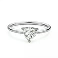 thumbnail image 1 of K-KED 1CT D Color Real Moissanite Solitaire Engagement Ring 925 Silver GRA Certificate, 1 of 9