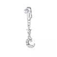 thumbnail image 1 of K-KED 1Pc Cartilage Clip Fashion Body Piercing Fake Belly Button Navel Ring Women Gift-Silver E, 1 of 9