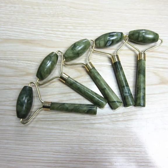 K-KED 1PC Natural Xiuyan Beauty Device Roller Jade Massager Facial Jade Push