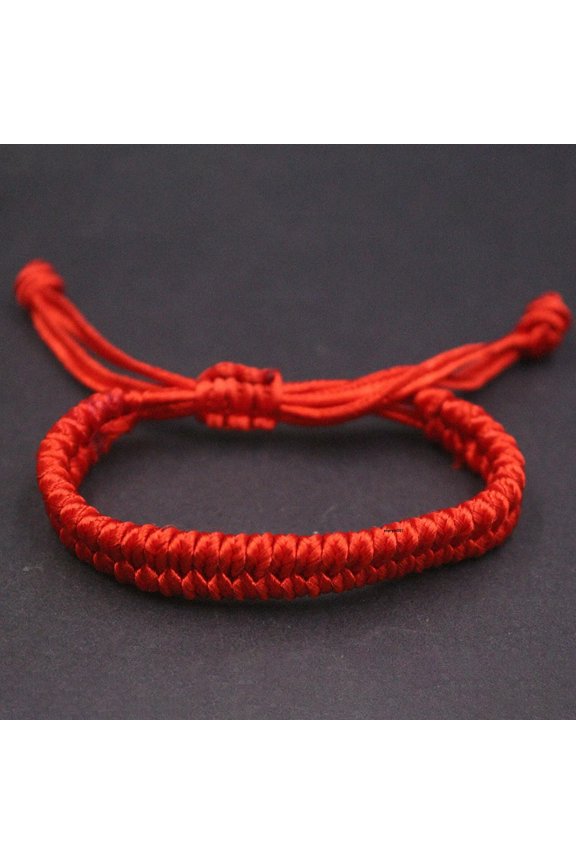1PCS Lucky Red Cord String Thread Braided Knitted Rope Women Child Bracelet