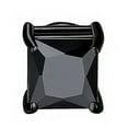thumbnail image 1 of K-KED 1Pc CZ Clear Square Magnetic Clip-On Stud Earrings Men Women﻿Non-piercing -Black 8mm, 1 of 9