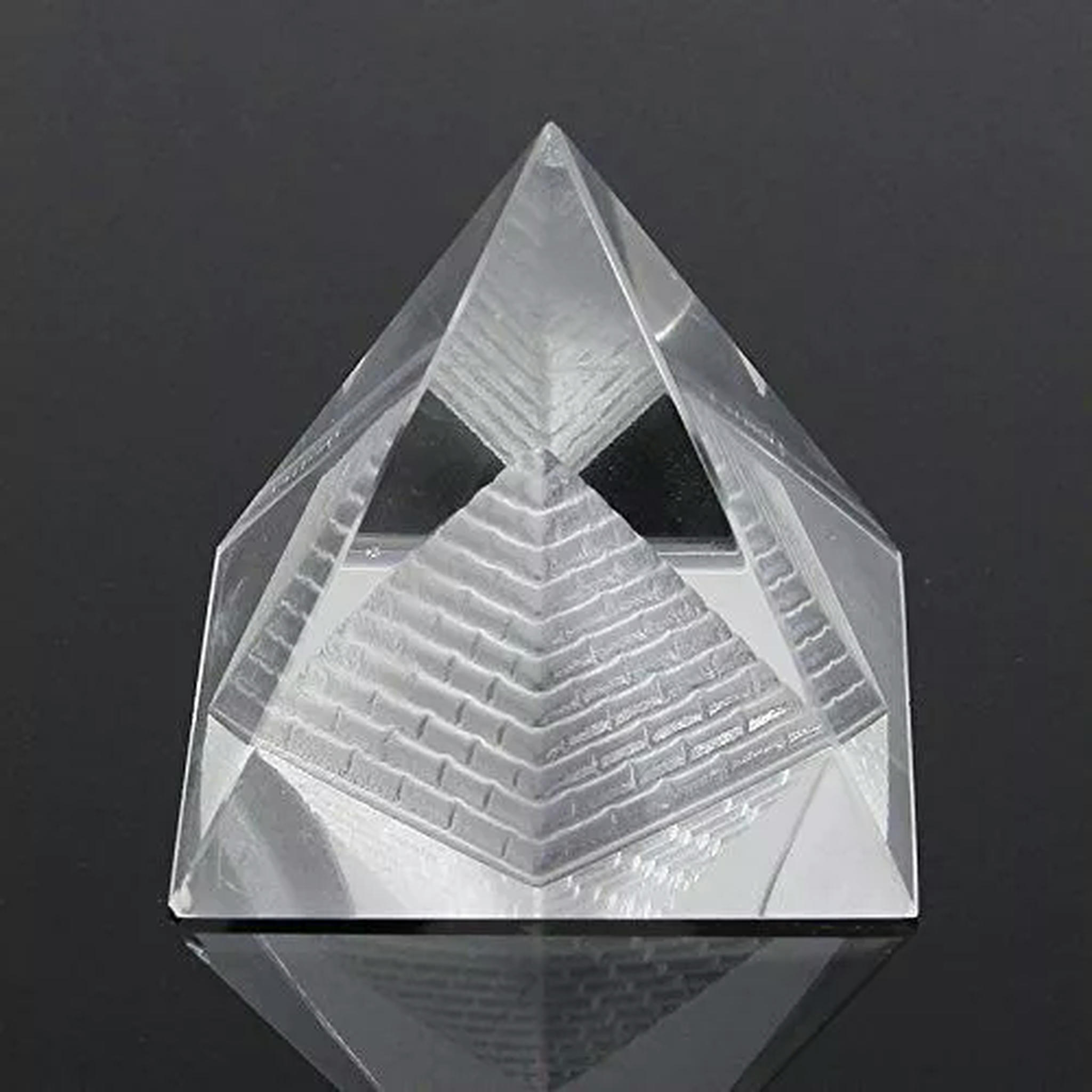 K-KED 1Pcs Crystal Pyramid Egypt Egyptian Clear Quartz Stone Orgone ...
