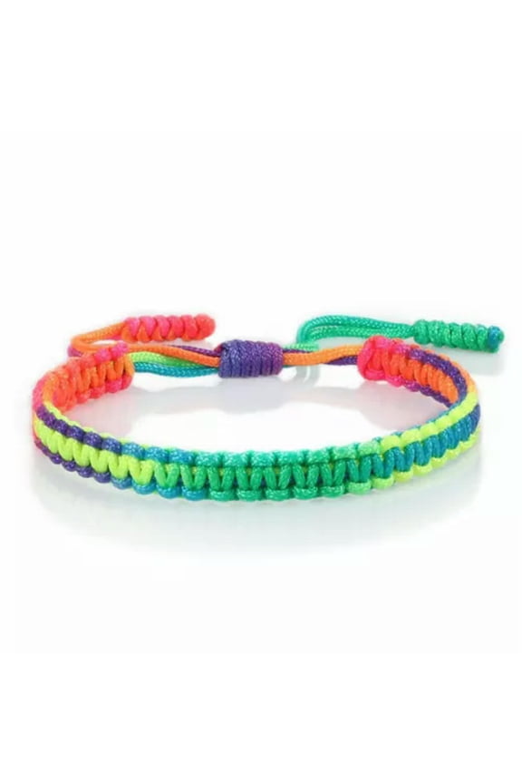 1pc Adjustable Thread Braided Bracelets Tibetan Knots Rope Bracelet Women Fashio-Style 1