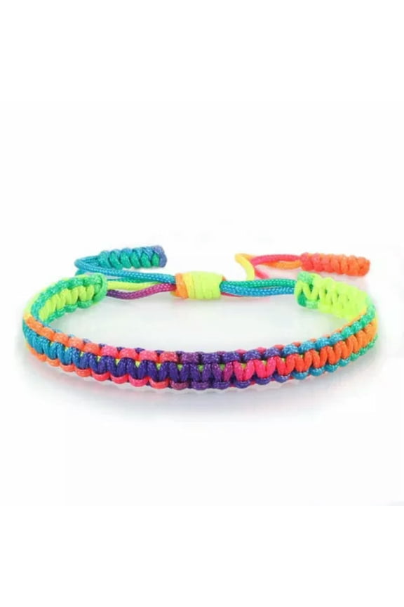 1pc Adjustable Thread Braided Bracelets Tibetan Knots Rope Bracelet Women Fashio-Style 2
