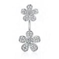 thumbnail image 1 of K-KED 1pc CZ Star Belly Navel Button Rings Belly Navel Rings Body Piercing Jewelry-7, 1 of 9