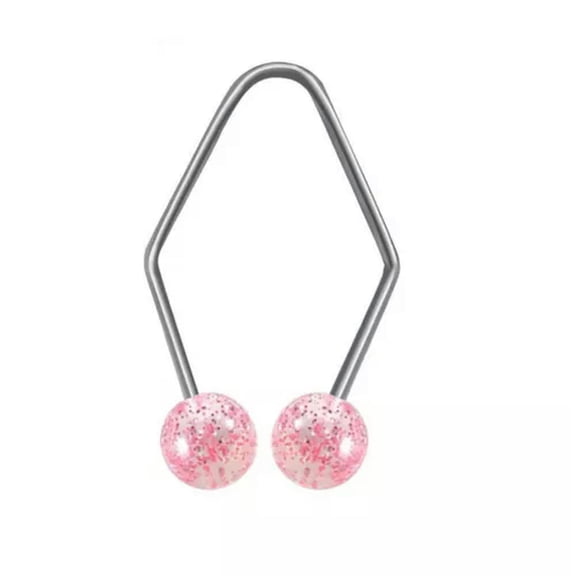 K-KED 1pc Face Develop Natural Smile Tool Dimple Makers Dimple Trainer Easy To Wear-Pink