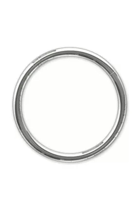 1pc Simple Stainless Steel Hinged Segment Nose Ring Septum Clicker Daith Hoop-Silver-1.2*8mm