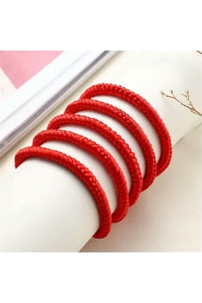1Pcs Lucky Red Cord Bracelet Amulet Protection Knitted Rope for Man Woman-default