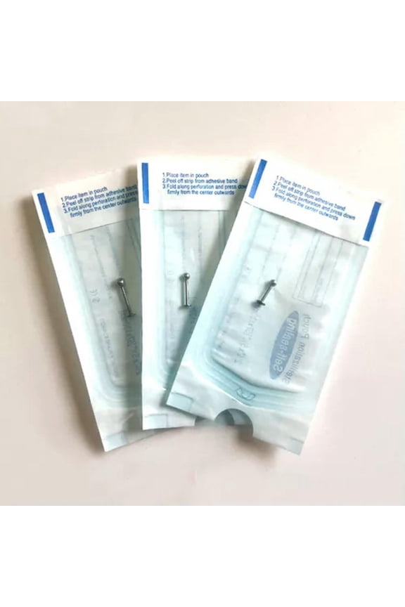 2 PCS G23 TITANIUM Labret Bar Internally Threaded Lip Stud Body Piercing 16G-6mm