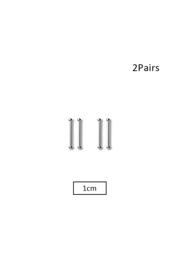 2 Pairs Ear Nail Mini Invisible Earring Women Piercing Earrings Trendy Jewelry-2