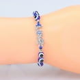 thumbnail image 1 of K-KED 2 Pcs Blue Eyes Fisheye Churinga Hand String Bracelets Alloy Adjustable-5-2 PCS, 1 of 9