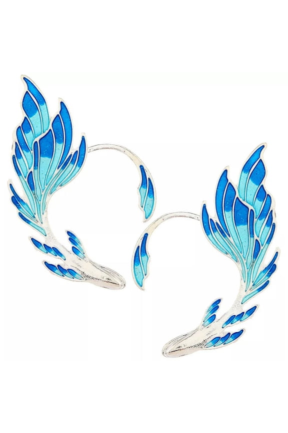 2 Pcs Ear Clip Fairy Cuffs Elf Earrings for Women Accessories Costume