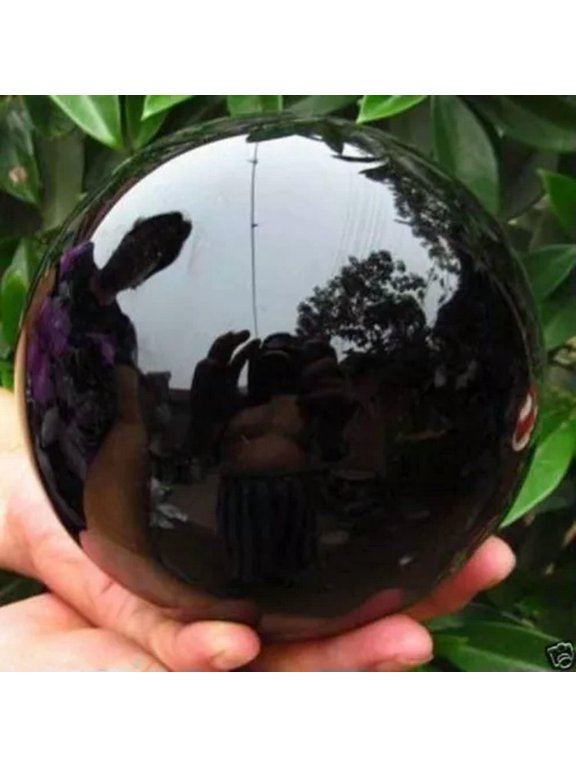 20-40MM Round Glass Crystal Ball Sphere Buyers Select the Size Magic Ball-Black-30mm