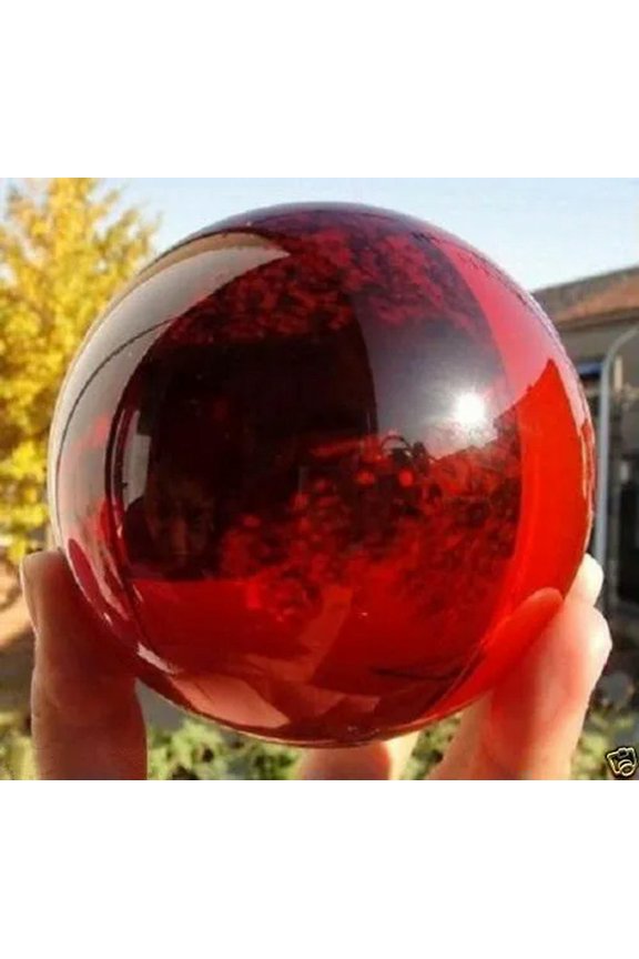 20-40MM Round Glass Crystal Ball Sphere Buyers Select the Size Magic Ball-Red-40mm