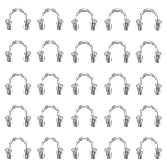K-KED 200 Pcs Bracelet Wire Shape Pendant Protector for Key Chains