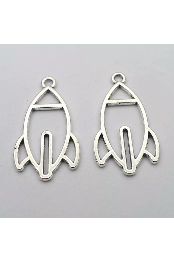 200 Pcs Tibetan Silver Rocket Charms Pendant 30X16MM A9716 DIY Delicate Jewelry Making