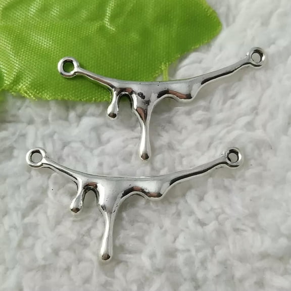 K-KED 200 pcs tibet silverconnectors 41x16mm B5225