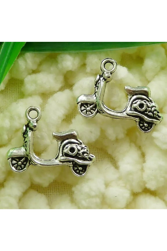 210Pcs Tibetan Silver Electric Vehicle Charms 18X13MM S1690 DIY Delicate Jewelry Making