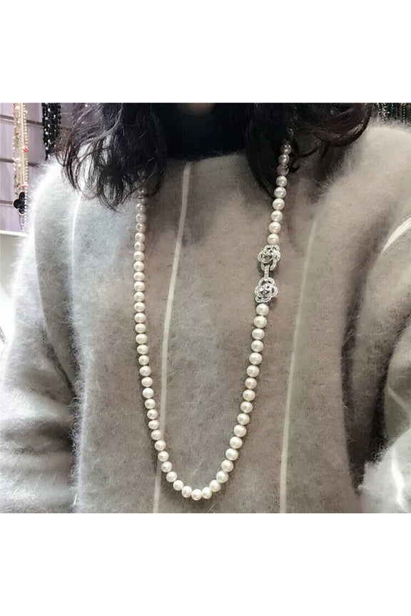 24 Inch Genuine Natural Aaa 9-10mm White South Sea Pearl Necklace