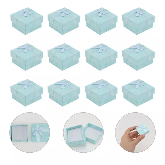 K-KED 24 Pcs Handmade Gifts Rings Bracelet Storage Boxes Elegant Lovers