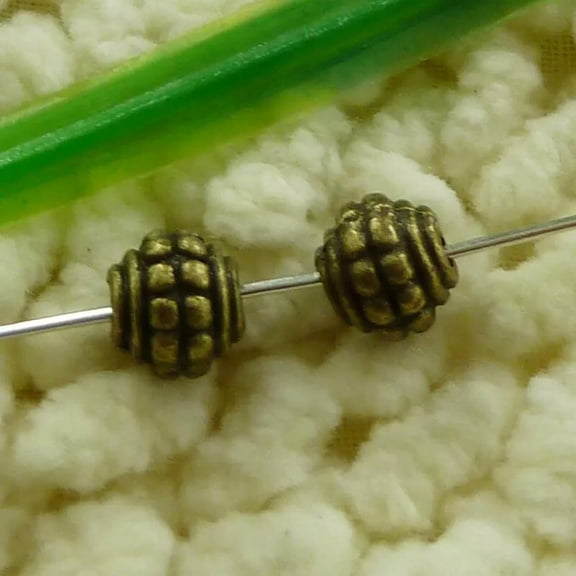 K-KED 255 Pcs Bronze Plated Spacer Beads 7X6MM S3166 DIY Delicate Jewelry Making