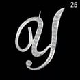 thumbnail image 1 of K-KED 26 Letters Crystal Rhinestone Alphabet Brooch Pin Wedding Women Jewellery-Y, 1 of 9