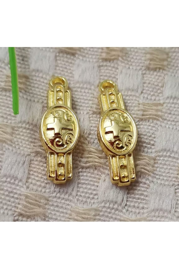 282 Pcs Bright gold watch Charms Pendant 23x8MM S5086 DIY Delicate Jewelry Making