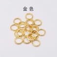 thumbnail image 1 of K-KED 3~20mm Open Jump Rings Loops Split Rings Connectors for DIY Delicate Jewelry Making-0.5x3MM-2000PCS-Gold Plated, 1 of 9