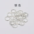 thumbnail image 1 of K-KED 3~20mm Open Jump Rings Loops Split Rings Connectors for DIY Delicate Jewelry Making-0.5x3MM-2000PCS-Silver, 1 of 9