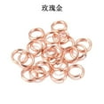 thumbnail image 1 of K-KED 3~20mm Open Jump Rings Loops Split Rings Connectors for DIY Delicate Jewelry Making-0.7X5MM-2000PCS-Rose Gold, 1 of 9