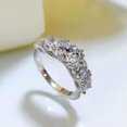 thumbnail image 1 of K-KED 3.60CTW. Round Moissanite Engagement Ring Women D Color VVS1 Sterling Silver 925, 1 of 9