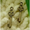 thumbnail image 1 of K-KED 300 Pcs Bronze Plated Key Charms Pendant 21X7MM S2315 DIY Delicate Jewelry Making, 1 of 4