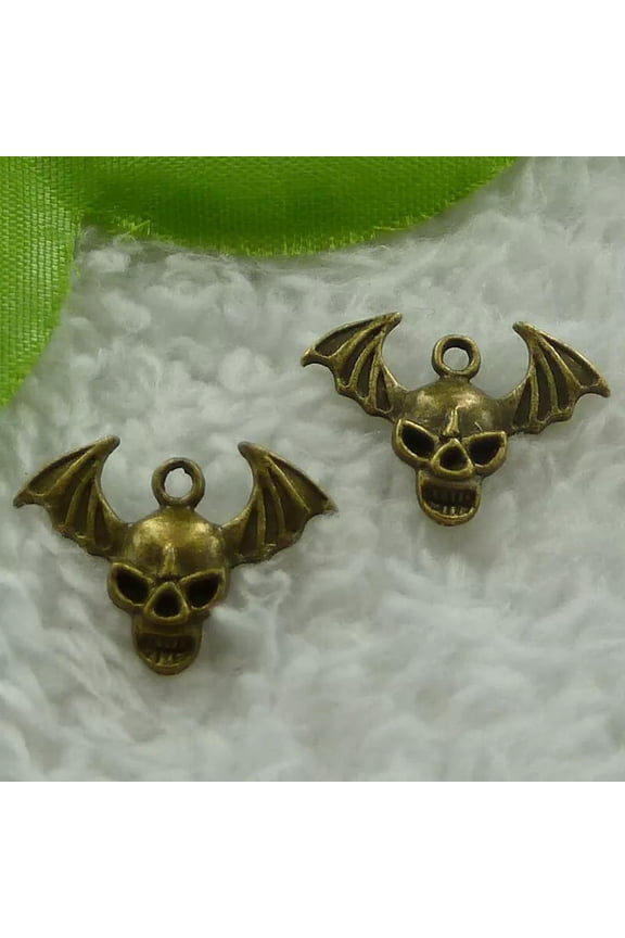 300pcs bronze plated bat charms 23X17mm B3824