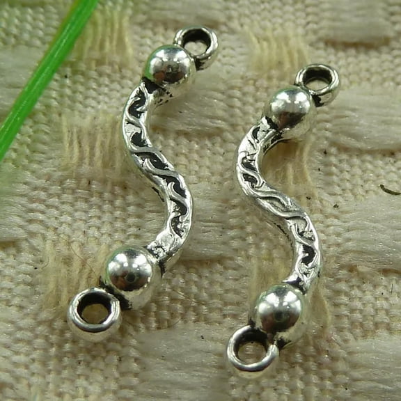K-KED 360 Pcs Tibetan SilverConnectors 23X5MM S3930 DIY Delicate Jewelry Making