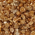 thumbnail image 1 of K-KED 3Bags Acrylic Mix Flower Butterfly Beads Diy Mobile Phone Chain Bracelet Filling-Coffee-（10~40mm）3bags/90g, 1 of 9