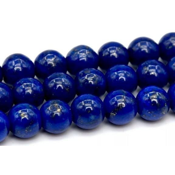 K-KED 3MM Genuine Natural Lapis Lazuli Beads Grade AAA Round Loose Beads 15.5"