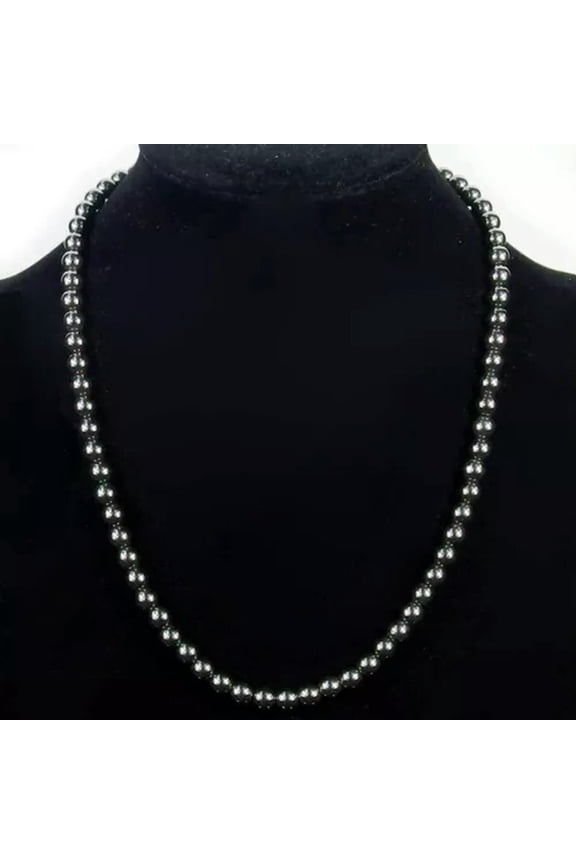 3pcs natural gemstone beads necklace 6mm jasper jade agate quartz amethyst-hematite
